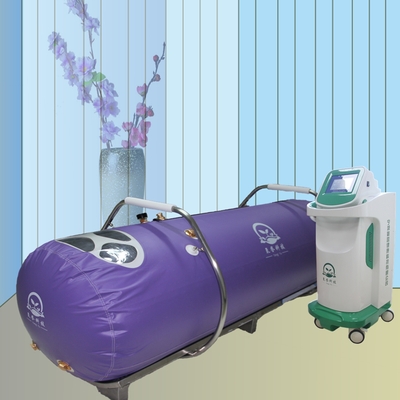 绿色卧式家用单人氧舱