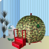 适合高原使用迷彩色坐卧式3-4人共用的负离子微压氧舱