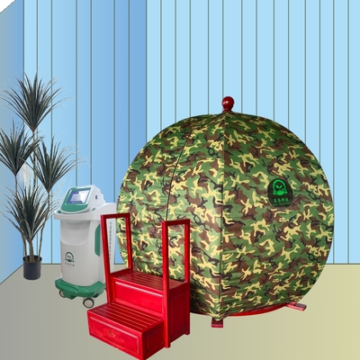 适合高原使用迷彩色坐卧式3-4人共用的负离子微压氧舱